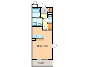 サウスヒルズ緑Ｂの物件間取画像